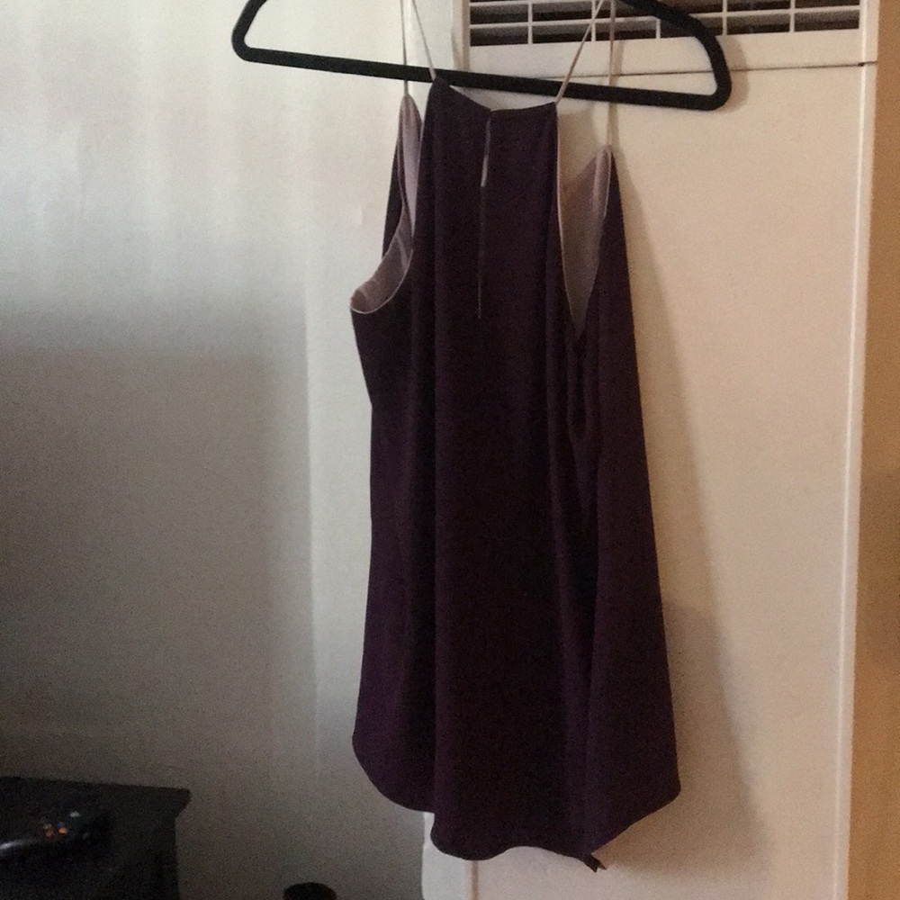 Express Purple and Light Pink Double-Layer Cami Top - Picture 6 of 6